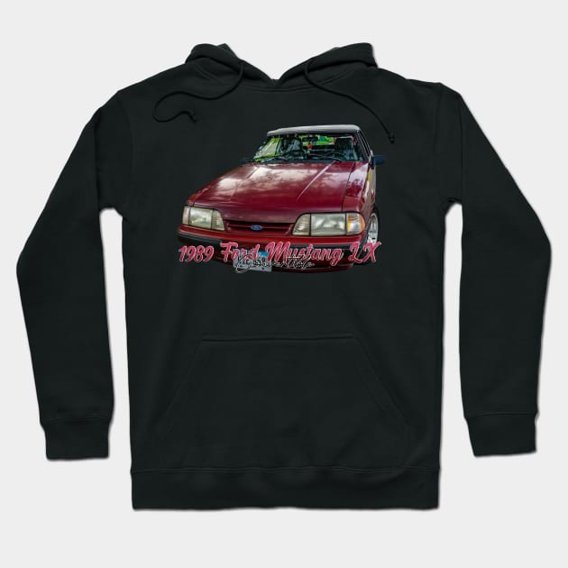 1989 Ford Mustang LX Convertible Hoodie by Gestalt Imagery
